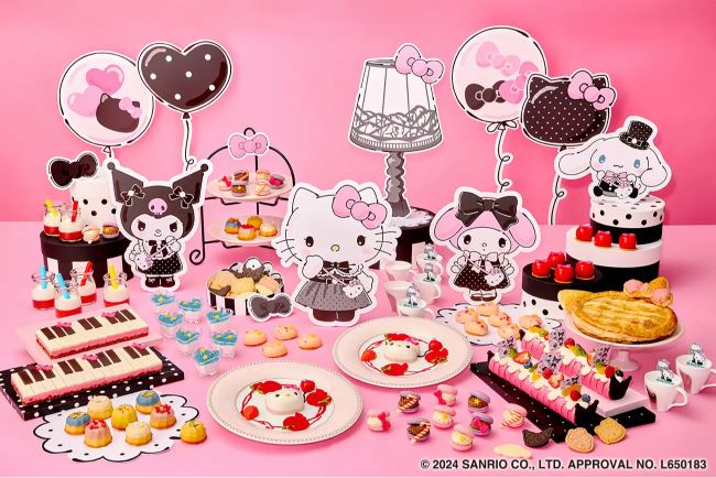 京都センチュリーホテル「ハローキティのときめきスイートパーティ 〜Hello Kitty 50th Anniversary～ Celebration with Sanrio characters」