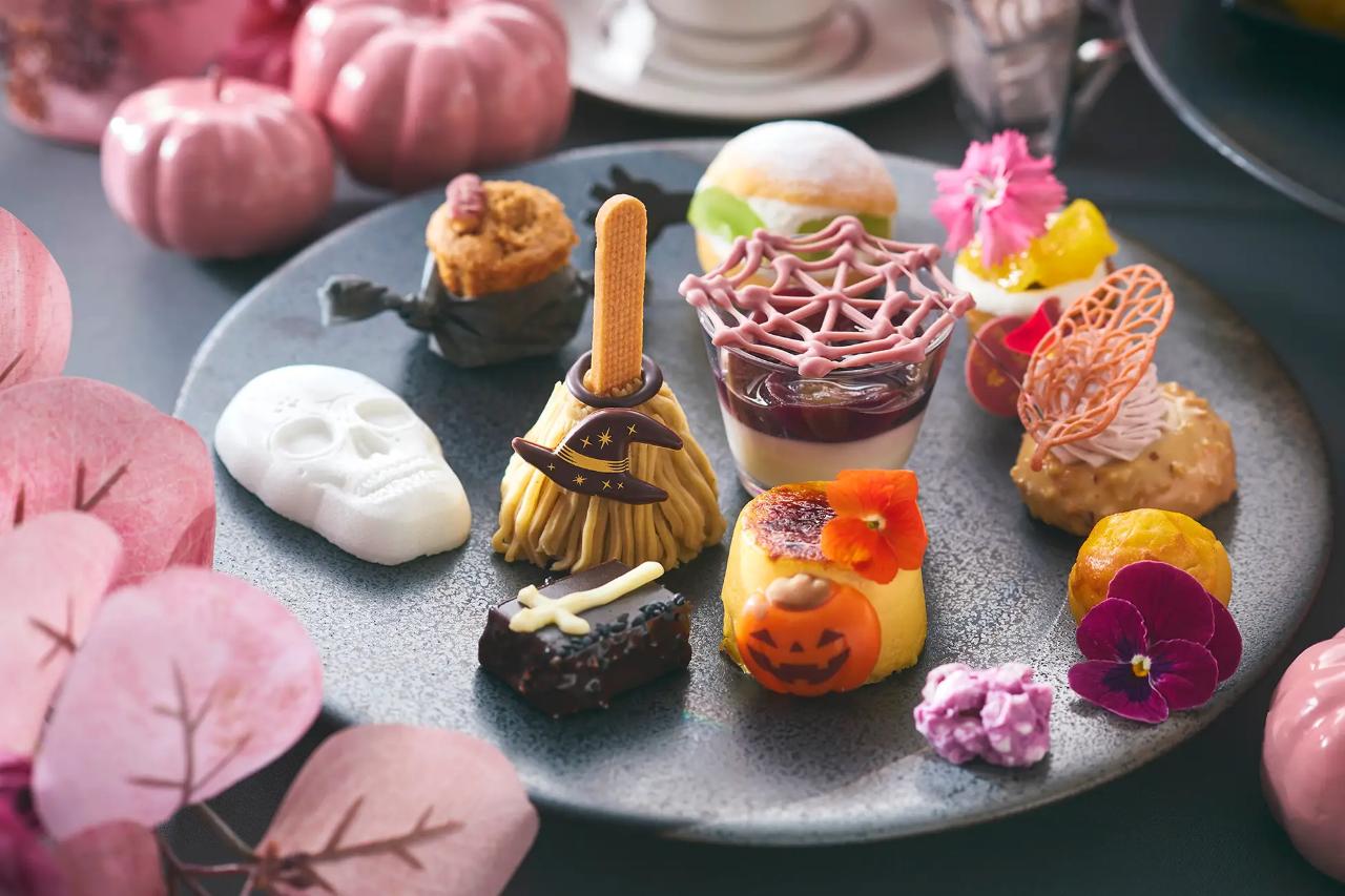 大人かわいいハロウィンアフタヌーンティーセット,ホテル日航大阪