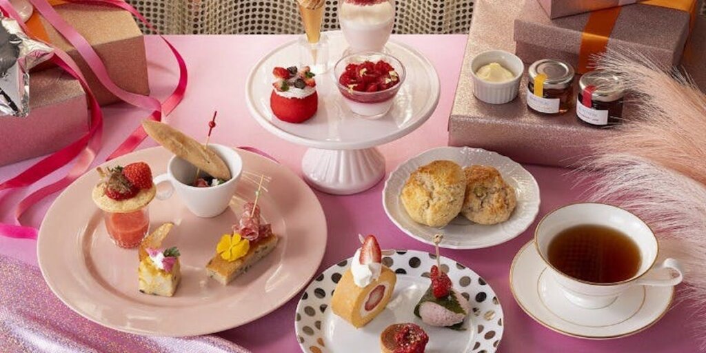 スイスホテル南海大阪「Pretty In Pink （プリティ・イン・ピンク）Afternoon Tea