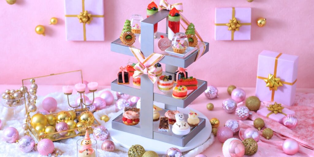 ANAクラウンプラザホテル大阪「Christmas Pink Afternoon Tea