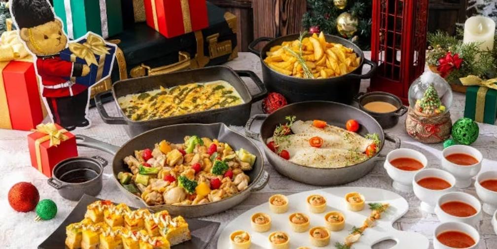 ヒルトン東京ベイ,クリスマススイーツビュッフェ Teddy Bear in London