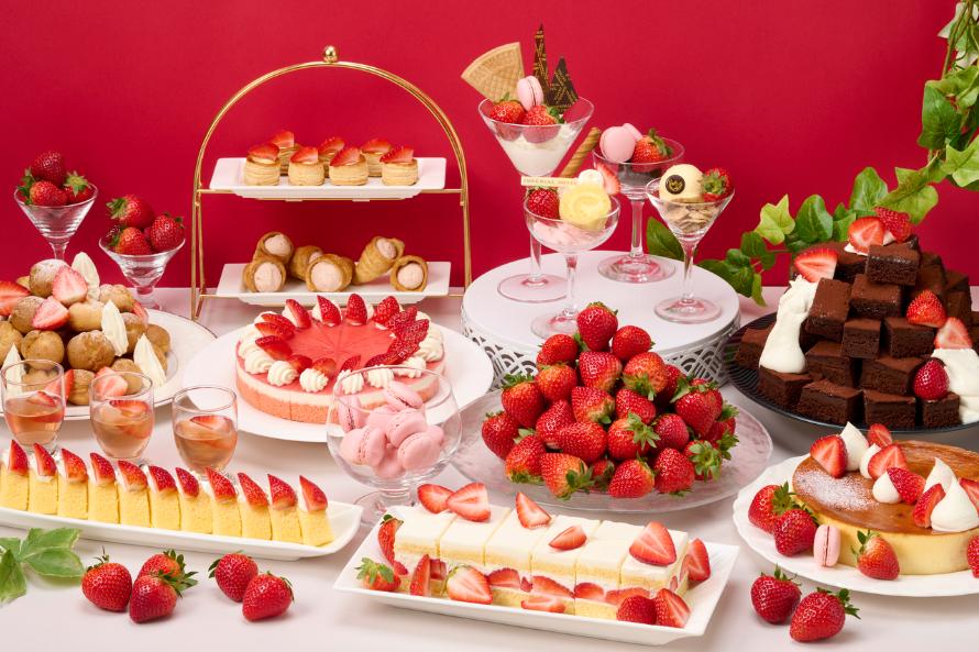コンラッド大阪苺スイーツバイキング