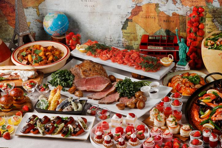 ワールドグルメ&いちごスイーツブッフェ