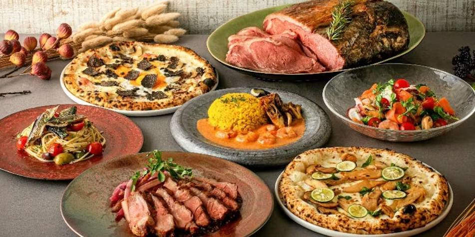 XEX ATAGO GREEN HILLS,冬ブッフェ 苺×チョコレートのデザートと旬のイタリアン約60種