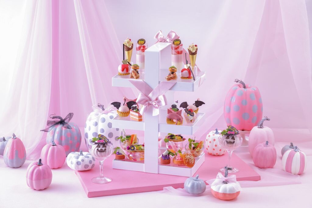 シェラトン都ホテル大阪Pink afternoon tea ～Pink Halloween～