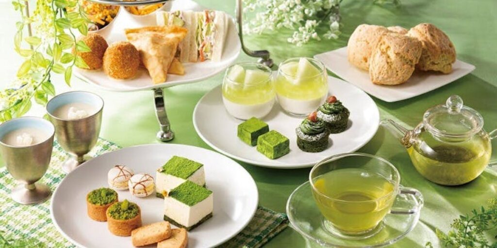 東京ドームホテル抹茶とフルーツの新緑アフタヌーンティー