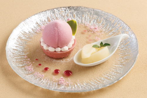 桃のアフタヌーンティー,第一ホテル東京,東京,アフタヌーンティーセット,